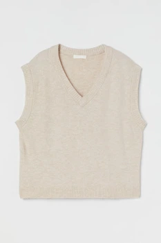 Жіночий жилет H&M 207681-4 S(165/88) бежевий (2076810003)