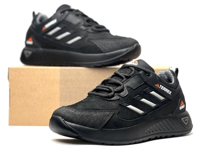 Кроссовки мужские кожаные Terrex Pro Black-Orange 45
