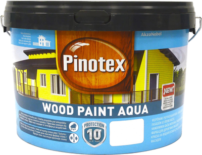 Farba Pinotex Wood Paint Aqua do drewna odporna na warunki atmosferyczne półmatowa Czerwona 2.5 l (5555707)