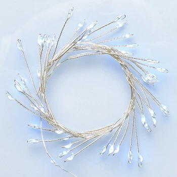 Електрогірлянда Yes! Fun Кластер на мідному дроті 50 LED хол-біла 1 м статична батарейки (975018)