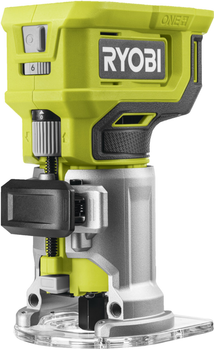Frezarka krawędziowa RYOBI RTR18-0 ONE+ 18V 1/4″ z mikroustawieniem i podświetleniem LED (bez akumulatora i ładowarki) (5133005654)