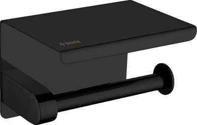 Uchwyt na papier toaletowy Deante Round czarny (5908212088012)