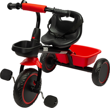 Rower 3-kołowy Caretero Loco Czerwony TOYZ-0350 (5908310391298)