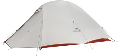 Ultralekki dwuosobowy namiot z podłogą Naturehike Cloud Up Pro Jasnoszary 20D CNK2350WS020 (6927595777008)