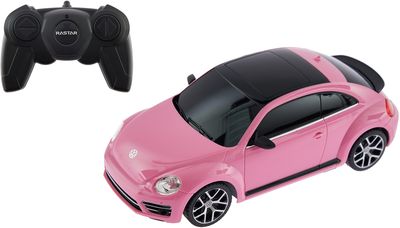 Samochodzik Rastar Volkswagen Beetle 1:24 Różowy 4540075 (6930751313385)