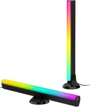 Набір підсвічування Govee Flow Plus Light Bars RGBIC Wi-Fi/Bluetooth Чорний (H6046311)
