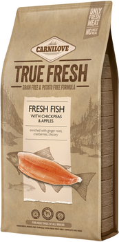 Sucha karma dla dorosłych psów Carnilove True Fresh Dog Adult Ryba z ciecierzycą i jabłkami 11.4 kg (8595602546015)