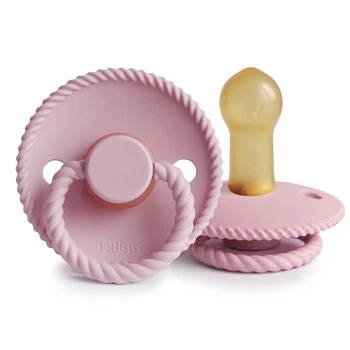 Пустышка Frigg Rope Baby Pink 6-18 месяцев
