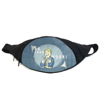 Сумка бананка Фоллаут (GB - Fallout 015) Gear Bag чорна