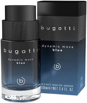 Woda toaletowa męska Bugatti Dynamic Move Blue 100 ml (4051395412172)