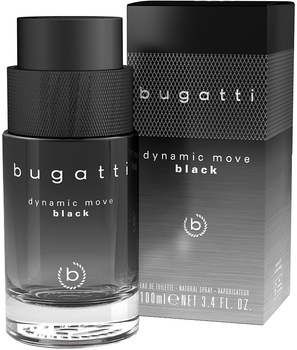 Woda toaletowa męska Bugatti Dynamic Move Black 100 ml (4051395412189)