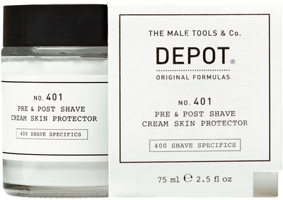 Krem przed i po goleniu Depot 401 ochronny 75 ml (8032274060925)