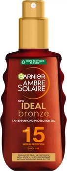 Сонцезахисна олія-спрей Garnier Ambre Solaire SPF15 150 мл (3600542452434)