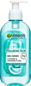 Гель для вмивання Garnier Skin Naturals Hyaluronic Aloe очищаюча 200 мл (3600542551427)