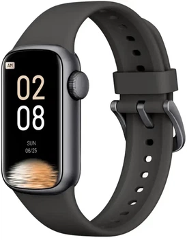 Смарт-часы B6 Fitness Tracker розовые – 1.47" дисплей, 130+ режимов тренировок, мониторинг сердца и SpO2, водонепроницаемые Чорний