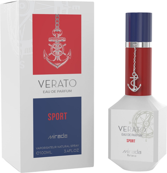 Парфумована вода для чоловіків Mirada Verato Sport 100 мл (6294019015122)