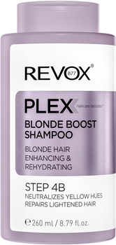Шампунь для волосся Revox Plex Blonde Boost Step 4B тонуючий 260 мл (5060565105676)