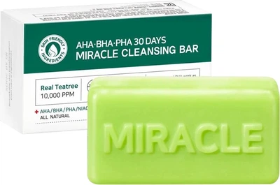 Mydło w kostce Some By Mi 30 Days Miracle Cleansing Bar z kwasami Mi AHA/BHA/PHA do skóry problematycznej 95 g (8809408260793)