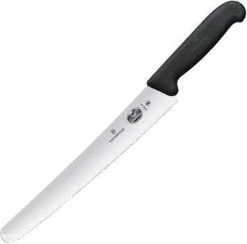 Nóż cukierniczy Victorinox Fibrox 260 mm Czarny (7611160501905)