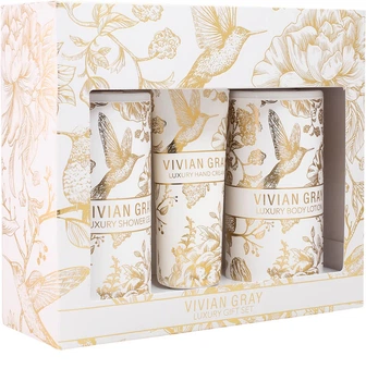 Zestaw Vivian Gray Velvet Touch Romance Żel pod prysznic 250 ml + Balsam do ciała 250 ml + Krem do rąk 75 ml (4250120721187)