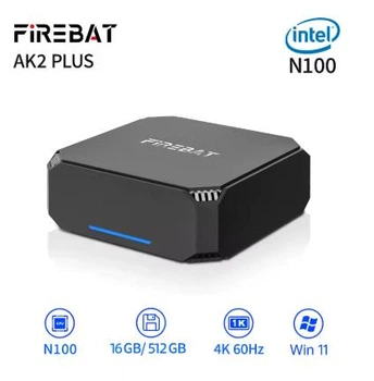 Мини ПК Firebat AK2 Plus 16/512Gb Windows 11 Intel N100 4К WiFi5 BT4.2