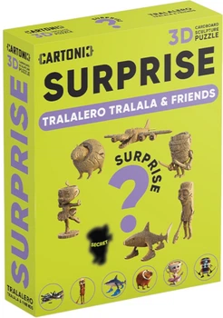 Картонный конструктор Cartonic 3D Puzzle Surprise Tralalero Tralala & Friends (CARTSURPTRA)