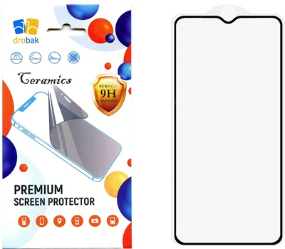 Защитное стекло Drobak Ceramics для смартфона Samsung Galaxy A17 Black (dr_333307)