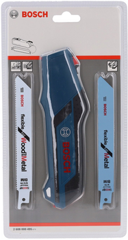 Uchwyt piły szablastej Bosch z 2 brzeszczotami S 922 EF i S 922 VF (2608000495)