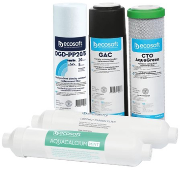 Zestaw wkładów Ecosoft P'URE AquaCalcium Mint CHV5PUREMAC