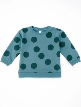 Свитшот H&M 98см синий горошек 111210273691