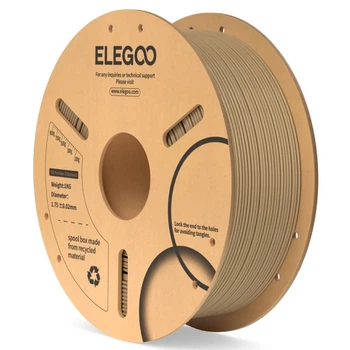 Філамент ELEGOO PLA Wood Color 1.75mm , екологічна паперова котушка, 1kg (50.203.0112)