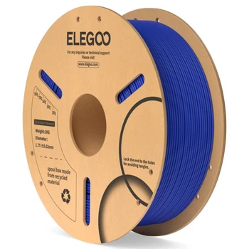 Філамент ELEGOO PLA Dark Blue 1.75mm , екологічна паперова котушка, 1kg (50.203.0068)