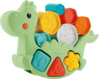Іграшка-сортер Chicco Eco+ 2 в 1 Балансуючий динозавр (10499.10)