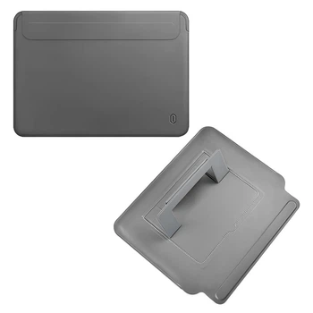 Чохол-конверт-підставка Wiwu Skin Pro Portable Stand Sleeve для MacBook Pro 15.4" Grey