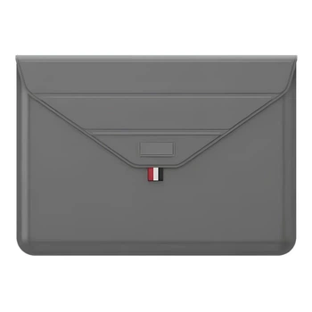 Чохол - конверт xVibe Leather PU sleeve stand для MacBook ноутбука планшета 13"-14.2" Gray