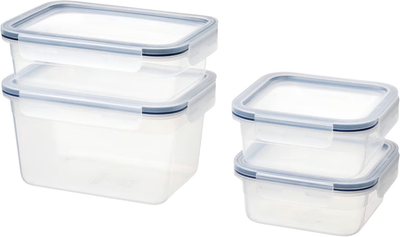 Zestaw plastikowych pojemników na żywność Ikea 365+ 4 szt (405.264.49)