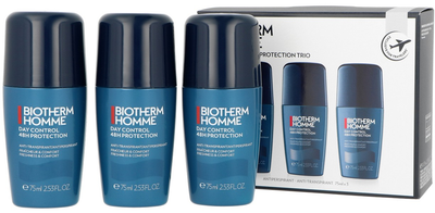 Набір кулькових дезодорантів Biotherm Homme Day Control 3 x 75 мл (3660732000470)