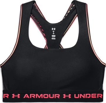 Топ женский Under Armour CROSSBACK MID 80S черно-розовый XS 1365744-001