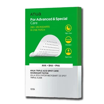 Патчі проти прищів із кислотами Anua Triple Acid Spot Care Microdart Patch, 12 шт