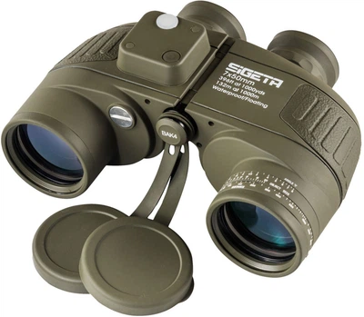 Бінокль Sigeta Admiral 7x50 Military floating/compass/reticle морський (65810)