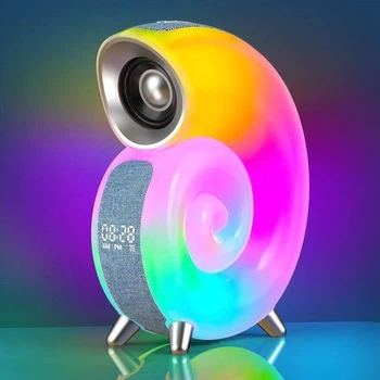Світильник колонка Равлик 4в1 Портативна Bluetooth колонка 2000mAh RGB