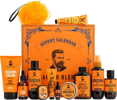 Подарунковий набір для чоловіків Barber Blend Адвент календар (4820200419169)