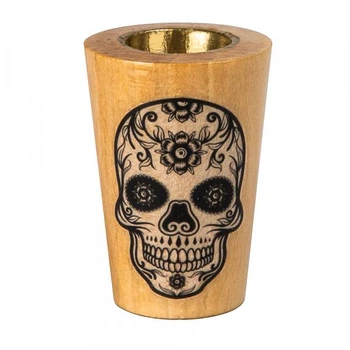Дерев'яний ковпак для паління "Scull"