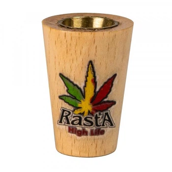 Деревянный колпак для курения Rasta