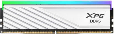 Pamięć RAM ADATA DDR5-6000 32768MB PC5-48000 (Kit of 2x16384) Lancer Blade RGB White (4711085948427)
