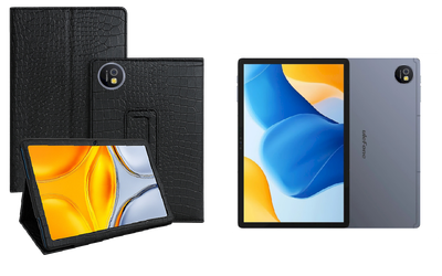 Чехол-подставка CRAYTON для Ulefone Tab A10 Pro – стиль, защита и ручная сборка, цвет Крокодил