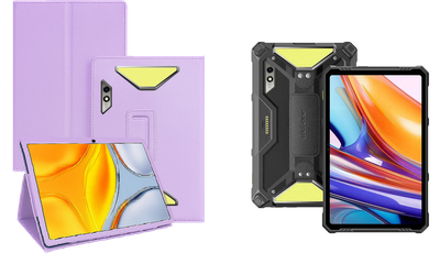Чехол-подставка CRAYTON для Ulefone Armor Pad 3 Pro – стиль, защита и ручная сборка, цвет Фиолетовый