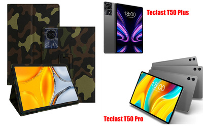 Чехол-подставка CRAYTON для Teclast T50 Plus, T50 Pro – стиль, защита и ручная сборка, цвет Хаки тм