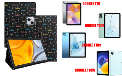 Чохол-підставка CRAYTON для DOOGEE T10, T10E, T10s, T10W – стиль, захист і ручна збірка, колір Фешн чорний