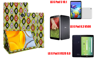 Чохол-підставка CRAYTON для LG G Pad 5 10.1, Pad 8.3, Pad X 8.0 – стиль, захист і ручна збірка, колір Камні